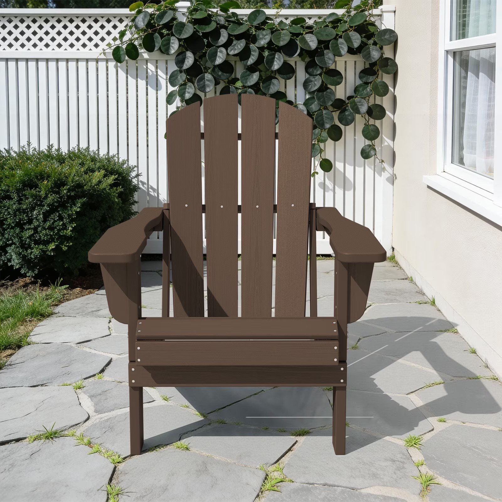 Folding Adirondack Chair – Coffee